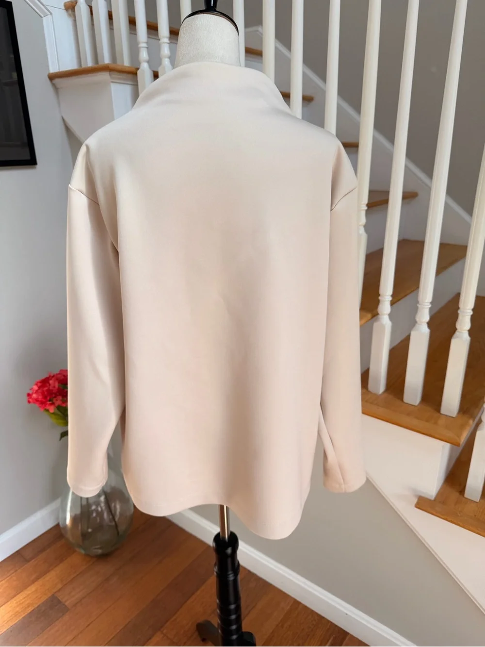 ADAY Beige XL Like a Boss sweatshirt mock neck excellent condition